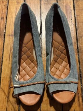 Cole Haan Denim Wedges
